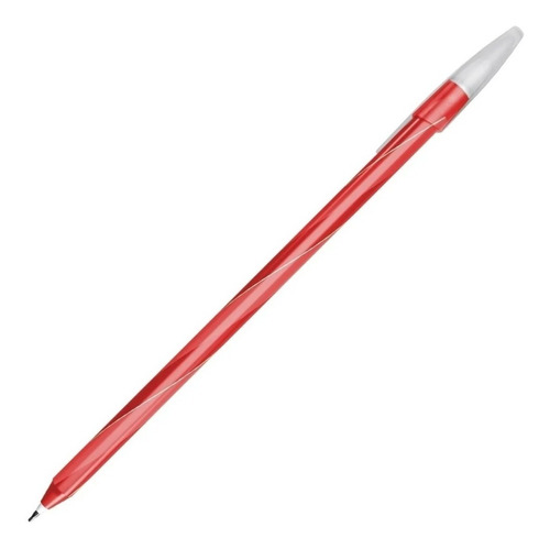 Caneta Spiro 17,5cm Cis 0,7mm Fina Esferográfica C/1 Unidade Cor da tinta Vermelha Cor do exterior Colorida