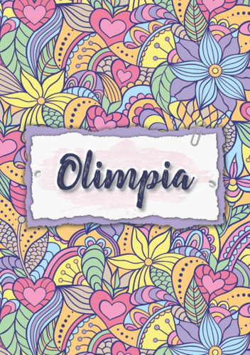Libro: Olimpia: Cuaderno A5 | Nombre Personalizado Olimpia |