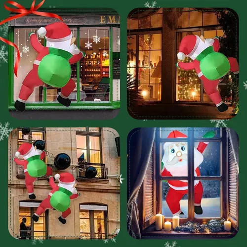 Para Navidad Inflable, Lámpara De Navidad Con Led De Nieve D