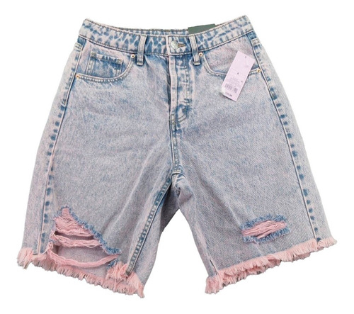 Short De Jean Rosado De Dama Sin Strech Wild Fable 22wfsh063