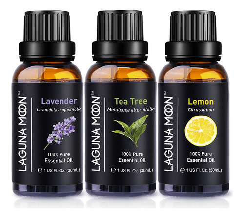 Aceite Esencial De Arbol De Te Puro, Lavanda, Limon, Juego D