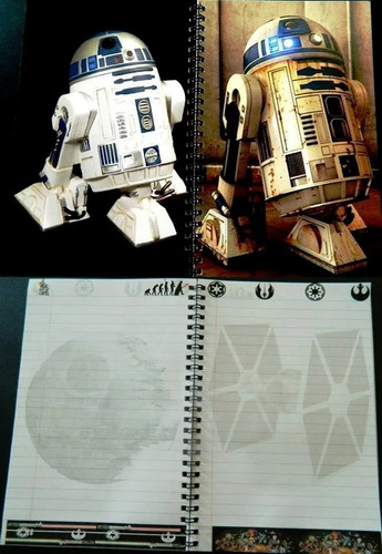 Libreta Star Wars Cuaderno Varios Modelos Hojas Adornadas