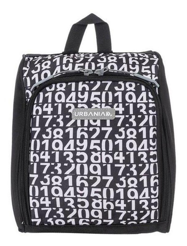 Lonchera Urbania Juvenil Negra Ur82806lb Asas Tipo Back Pac Color Negro Estampado