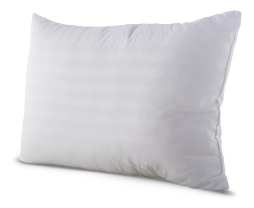 Almohada Cannon Doral Fibra Poliéster Siliconada 70x50 Dobby Color Blanco