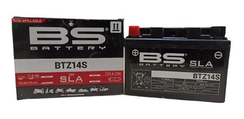 Batería Bs Btz14s Para Moto Trek1130/k1/ktm/yamaha 