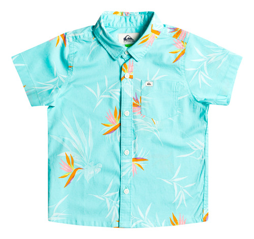 Camisa  Quiksilver Offline ( 2-7 Años)  Niño  Stretch Blue