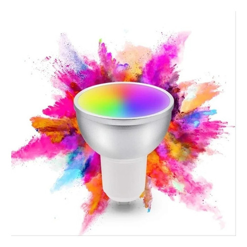 Lámpara Dicro Led Smart 7w Rgb App Celular Wifi Bluetooth