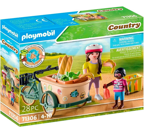 Cargo Bike Playmobil Country 28 Pcs 4-10 71306