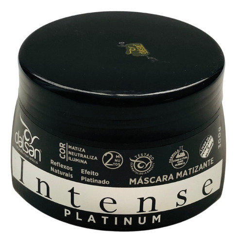 Kit Shampoo E Máscara Intense Platinum Dalsan 2x300ml Loiros