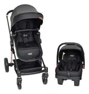 Carriola Travel System 4en1 Infanti Aston Gold Black Lines P