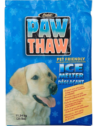 683051 Paw Thaw Ice Melt Mascotas, Bolsa De 25 Libras