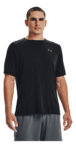 Remera Underarmour Tech 2.0 Negro Hombre