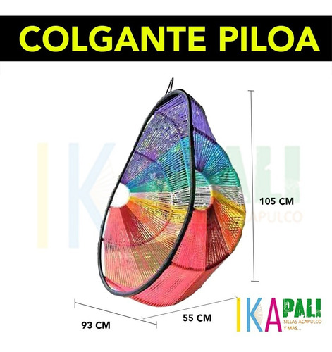 Imagen 4 de 5 de Colgante Acapulco Piloa **envio Gratis**