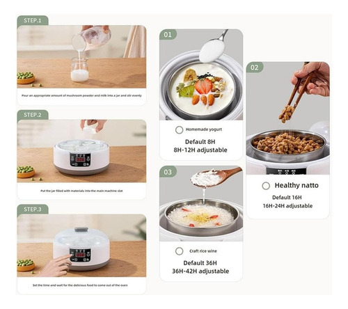 Máquina De Yogur Con Control De Temperatura Constante