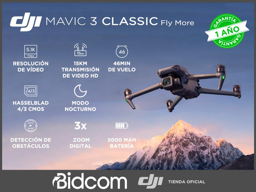 Drone Dji Mavic 3 Classic Fly More Combo Modo Nocturno