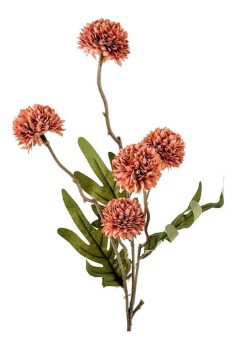 Cravo Rosa Buquê 52x10cm Flor Planta Artificial