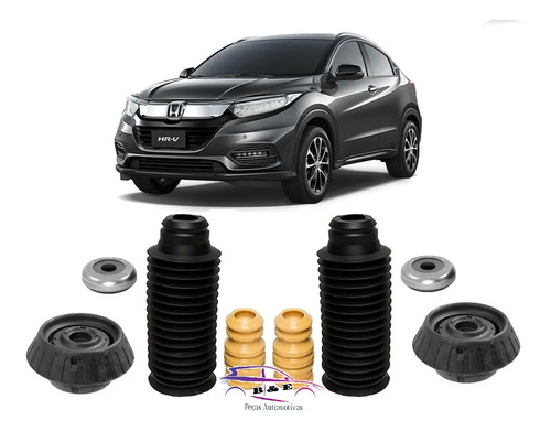 2 Kit Coxim Do Amortecedor Dianteiro Honda Hrv 2016 A 2023