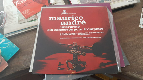 Lp Maurice André Interprète Six Concertos Pour Trompette