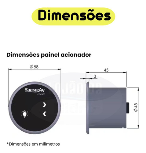 Cromoterapia Sanspray Com 4 Pontos Para Banheiras Spas