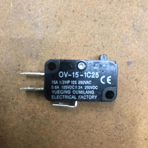 5 Piezas Switch Rojo Horno Microondas 15amp Hmic33