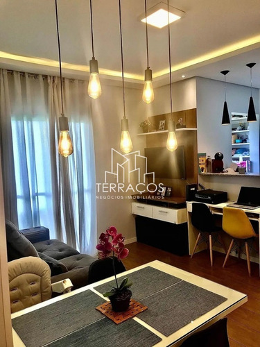 Imagem 3 de 24 de Lindo Apartamento Com 60 M² No Condomínio Vivarte Alamedas No Jardim Carolina Em Jundiaí - Sp - Ap00764 - 70189320