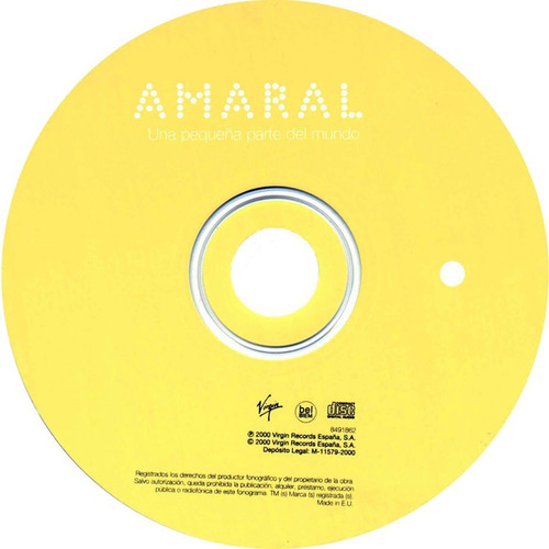 Cd Amaral - Una Pequeña Parte Del Mundo