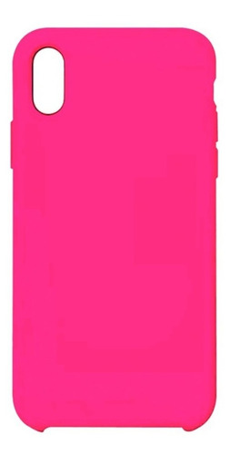 Imagen 2 de 2 de Carcasa Silicona + Aro Luz Led + Lamina Para iPhone XR