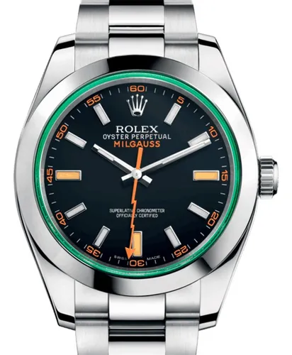 Rolex milgauss best sale verde