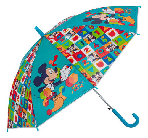 Guarda Chuva Sombrinha Infantil Disney Mickey Mouse 48cm