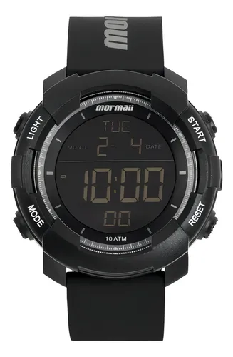 Relogio Digital Preto Mormaii Mo0705aa/8c