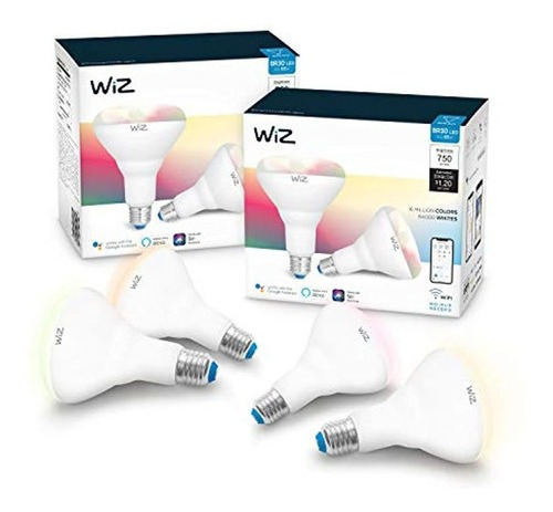 Wiz Iz20087584 65 Vatios Eq Br30 Bombillas Led Conectadas A 