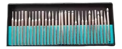 Juego Puntas O Brocas Diamantadas Para Dremel 30 Piezas