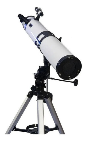Telescópio Refletor Equatorial Astronomico 900114mm 4 Lentes Cor Branco