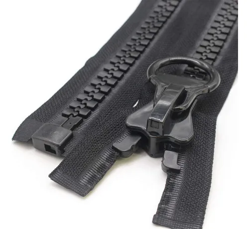 Yahoga 100cm # 20 Cremalleras De Plastico Gigantes Negro