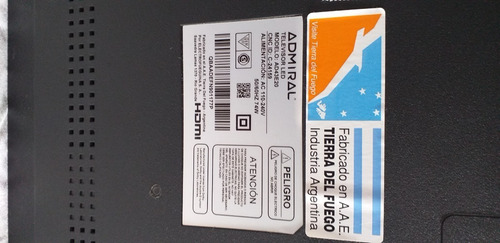 Par De Parlantes Tv Led Admiral Ad43e20 (Usado)
