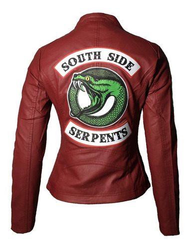 jaqueta de couro south side serpents