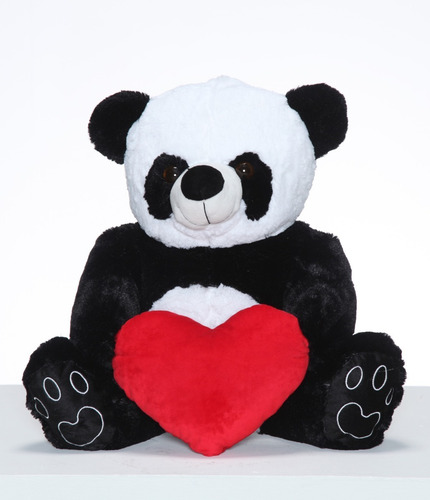 Kit 2 Peças Urso Grande Dengo 80 Cm Mais Panda Com Coração | Parcelamento sem juros Kit 2 Peças Urso Grande Dengo 80 Cm Mais Panda Com Coração | Parcelamento sem juros