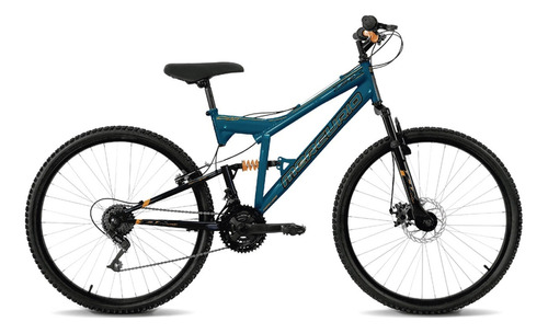 Mountain Bike Mercurio Doble Suspensión Ztx Dh 2023 R24 7vel Color Azul Acero