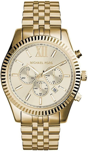 Reloj Michael Kors Mk8281 Color Dorado