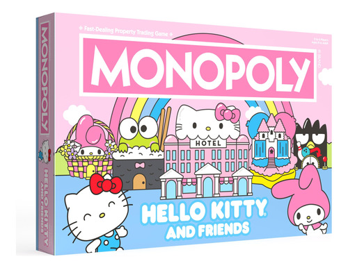Juego De Mesa Usaopoly Monopoly Hello Kitty & Friends
