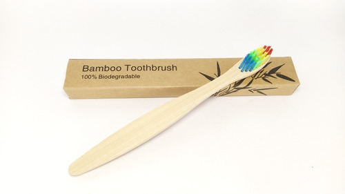 Cepillo Dientes Bambú Niños Biodegradables Compostables