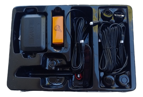 Sensor Estacionamiento Negro Kit Con Sonido Y Display 