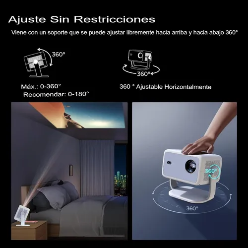 Proyector 360 Grados Lyncast L018 Pro