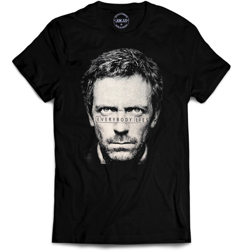 Playera Negra, Hombre, Dr. House