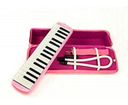 Romms Melodica 32 Teclas Con Estuche Rosa Mld-1pk