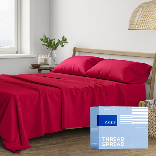 Thread Spread Sábanas 100% Algodón Para Cama King Size ' Jue