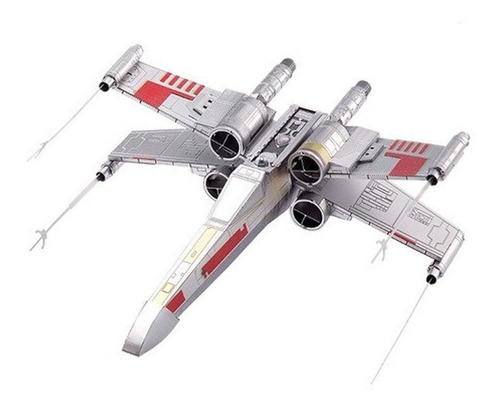 Rompecabezas 3d Metal X-wing Starfighter Star Wars Piececool