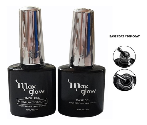 Imagen 1 de 1 de Esmalte De Uñas Semipermanente Base Gel Finish Gel Top Coat