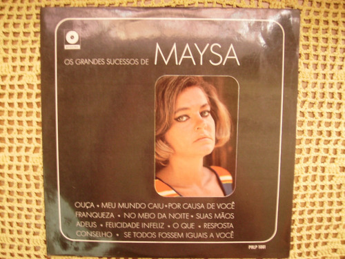 Maysa / Os Grandes Sucessos De Maysa - Lp Vinilo Brasil Ex