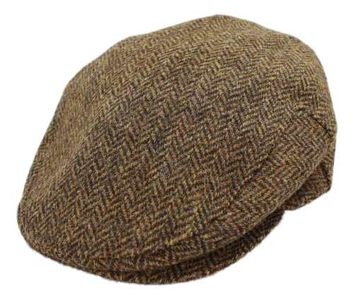 Irish Newsboy Flat Cap For Men Made In Ireland, 100% Irish